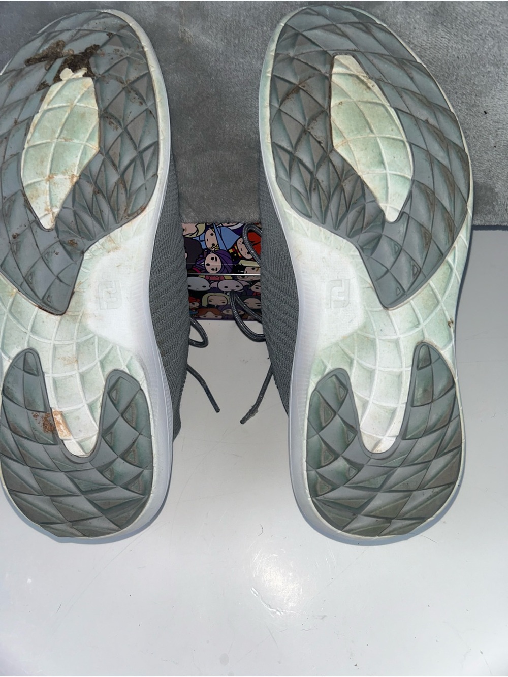 Footjoy Flex XP Gray Knit Slip-On Sneakers - Picture 13 of 15